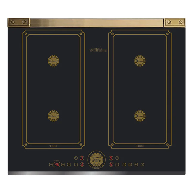 Art Deco 45cm Electric Oven & 59cm Induction Hob (Black) - Image 8