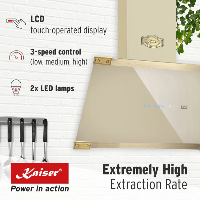 Art Deco Electric Oven & 60cm Cooker Hood Bundle (Ivory) - Image 11