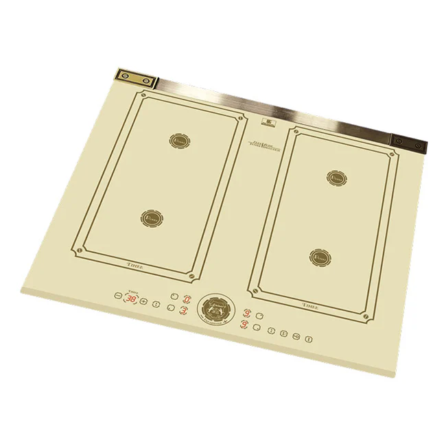 Art Deco Induction Hob & Chimney Hood Bundle (Ivory) - Image 3