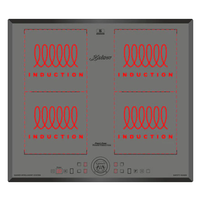 Art Deco Oven, Hob & Hood Bundle (black) - Image 16