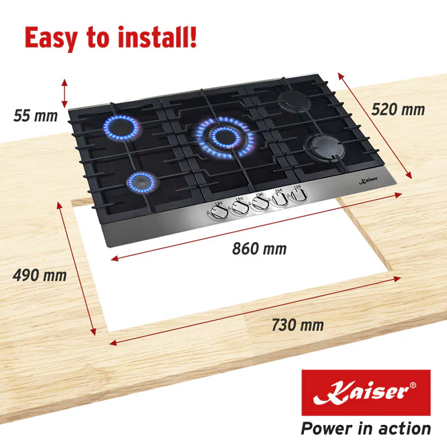 Avantgarde Pro 90cm Electric Oven & 90cm Turbo Gas Hob (Black) - Image 21