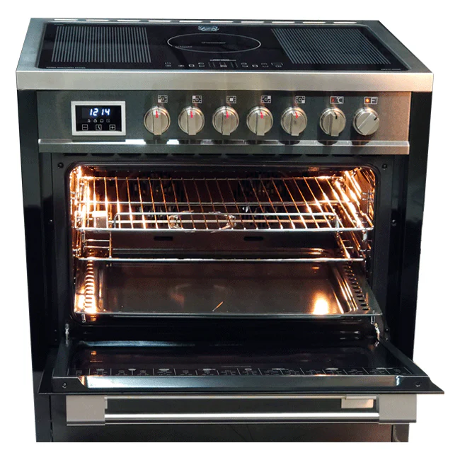 Avantgarde Pro 90cm Induction Range Cooker (Black) - Image 4