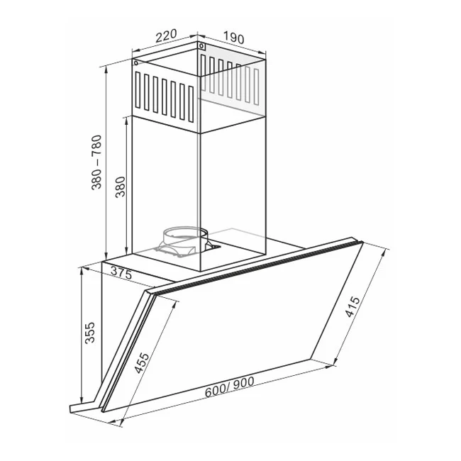 Avantgarde Pro Induction Range Cooker & 90cm Cooker Hood (Stainless Steel) - Image 17