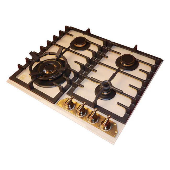 Empire 60cm Turbo Gas Hob (Ivory) - Image 7
