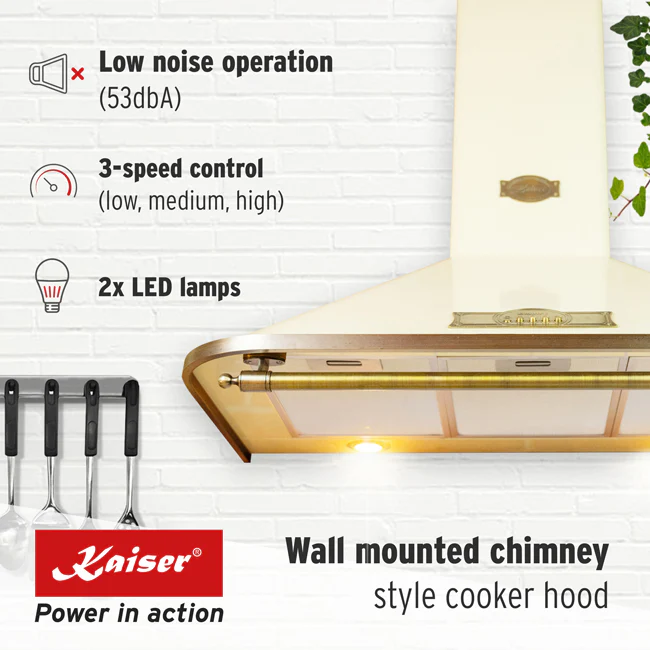 Empire 90cm Cooker Hood (Ivory) - Image 4