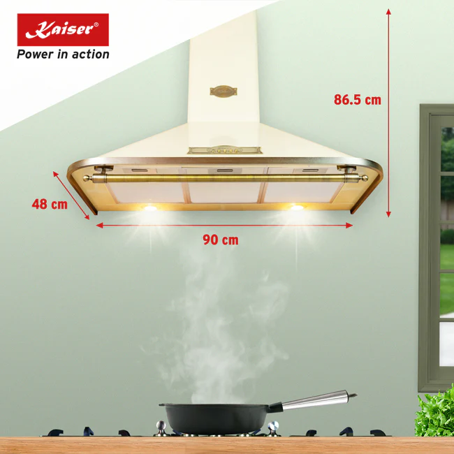 Empire 90cm Cooker Hood (Ivory) - Image 5