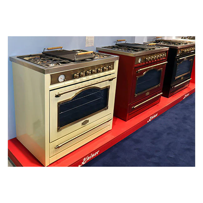 Empire 90cm Dual Fuel Range Cooker (Ivory) - Image 9