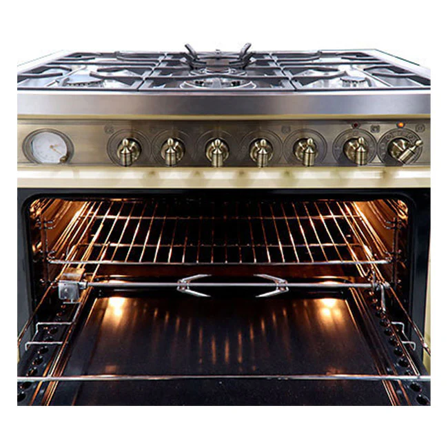 Empire Dual Fuel Range Cooker & 90cm Hood Bundle (Ivory) - Image 8