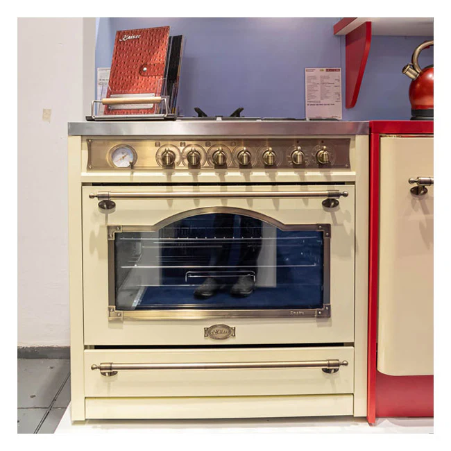 Empire Dual Fuel Range Cooker & 90cm Hood Bundle (Ivory) - Image 9