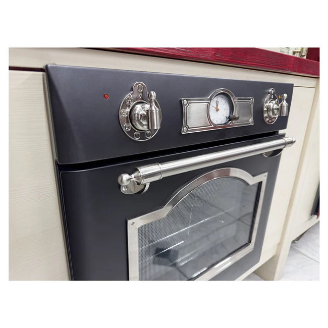 Empire Electric Oven, Gas Hob & Cooker Hood Bundle (Black Silver) - Image 3