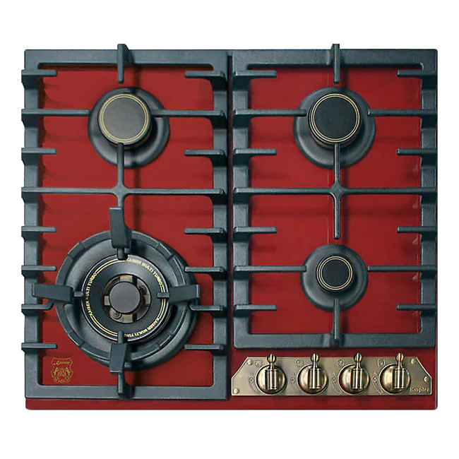Empire Electric Oven & 4 Burner Gas Hob Bundle (Bordeaux Red) - Image 5