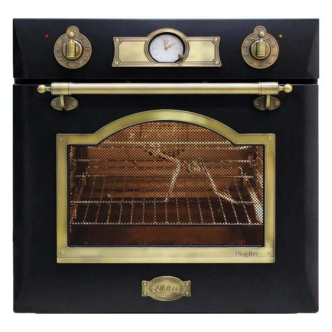 Empire Electric Oven & 5 Burner Enamel Gas Hob Bundle (Black) - Image 2