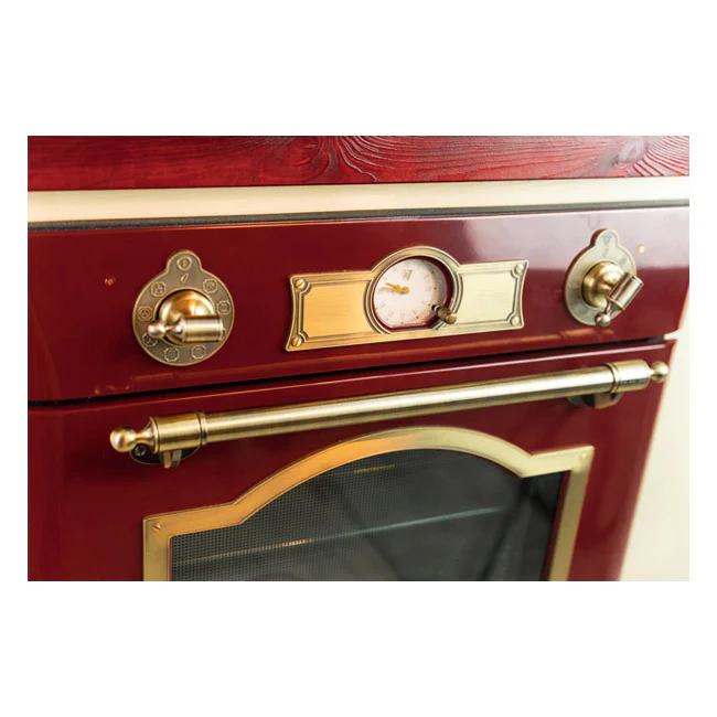 Empire Electric Oven & 77cm Induction Hob Bundle (Bordeaux Red) - Image 3