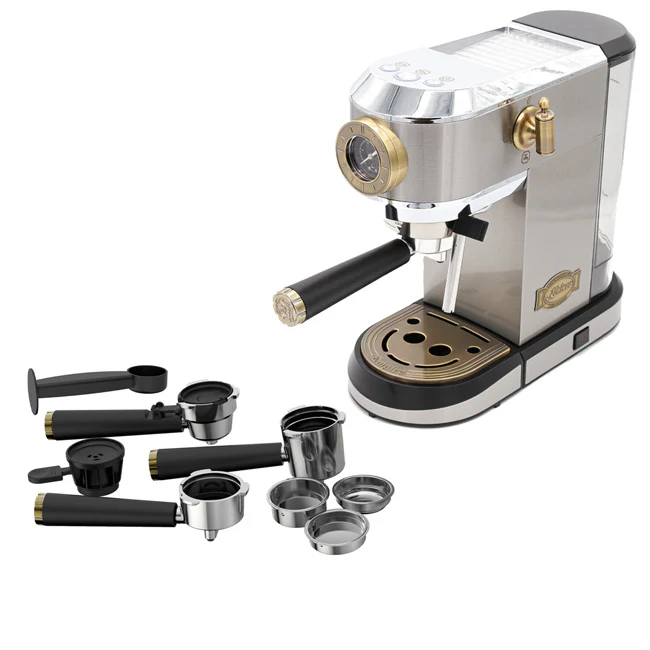 Empire Espresso Coffee Machine (Stainless Steel) - Image 4