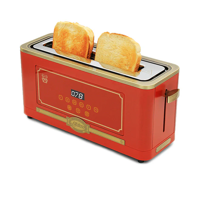 Empire Espresso Coffee Machine & Toaster Bundle (Bordeaux Red) - Image 3