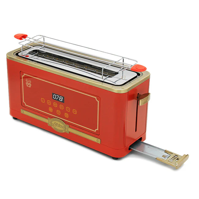 Empire Espresso Coffee Machine & Toaster Bundle (Bordeaux Red) - Image 7