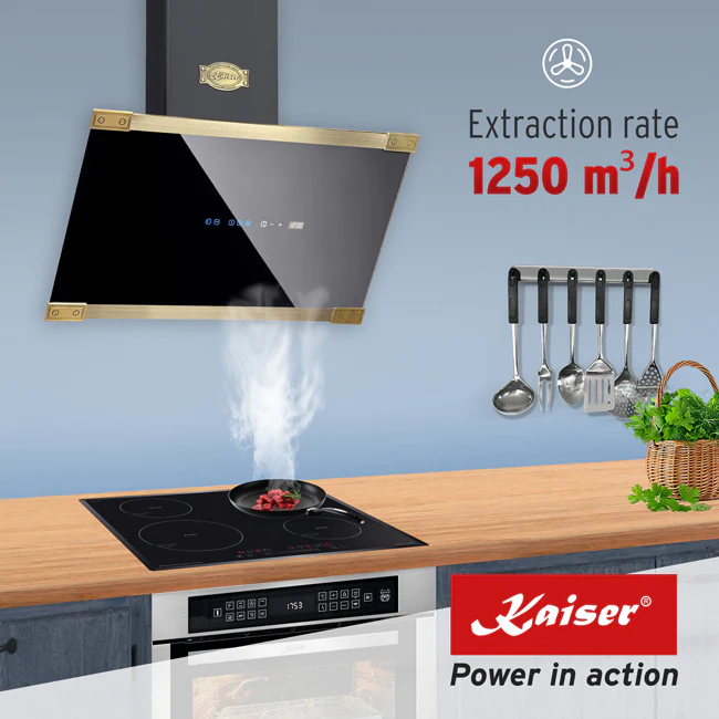 Empire Induction Hob & Art Deco Cooker Hood Bundle (Black) - Image 13