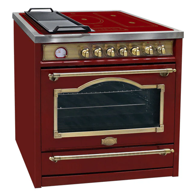 Empire Induction Range Cooker & 90cm Cooker Hood Bundle (Bordeaux Red) - Image 2