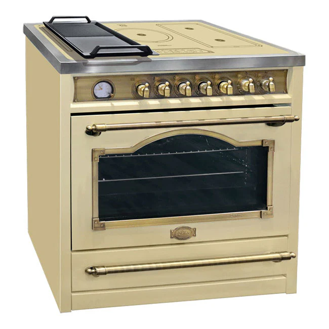 Empire Induction Range Cooker & 90cm Cooker Hood Bundle (Ivory) - Image 2