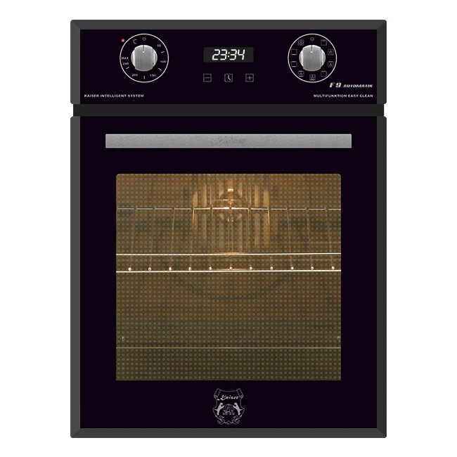 Grand Chef 45cm Electric Oven & 60cm Pro Chimney Cooker Hood (Black) - Image 2
