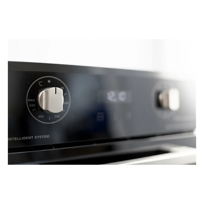 Grand Chef 45cm Electric Oven & 60cm Pro Chimney Cooker Hood (Black) - Image 4