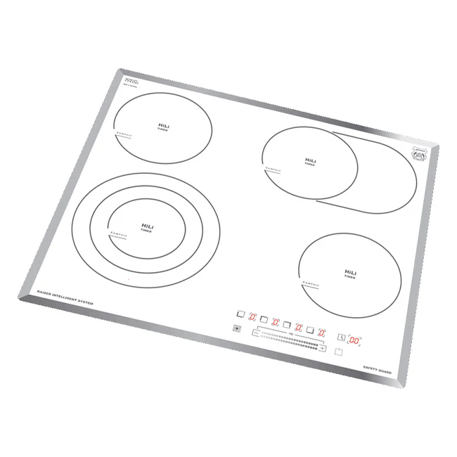 Grand Chef Gas Oven & 4 Burner Ceramic Hob Bundle (White) - Image 16