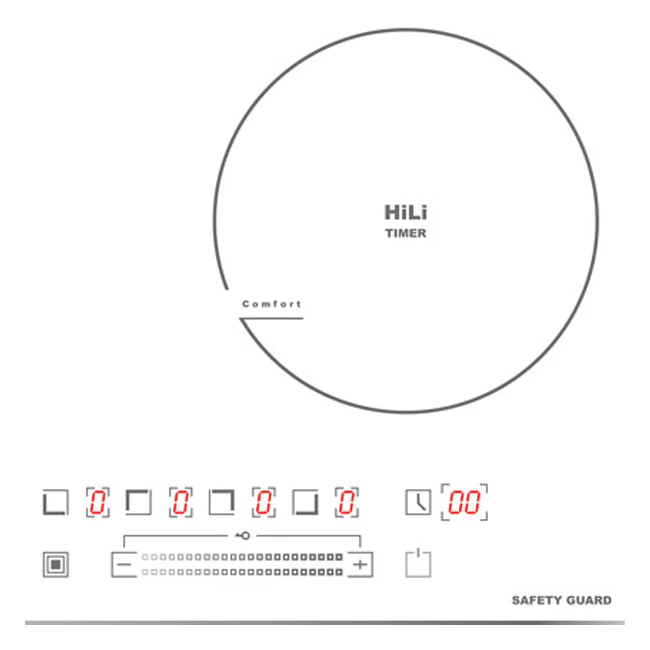 Grand Chef Gas Oven & 4 Burner Ceramic Hob Bundle (White) - Image 17
