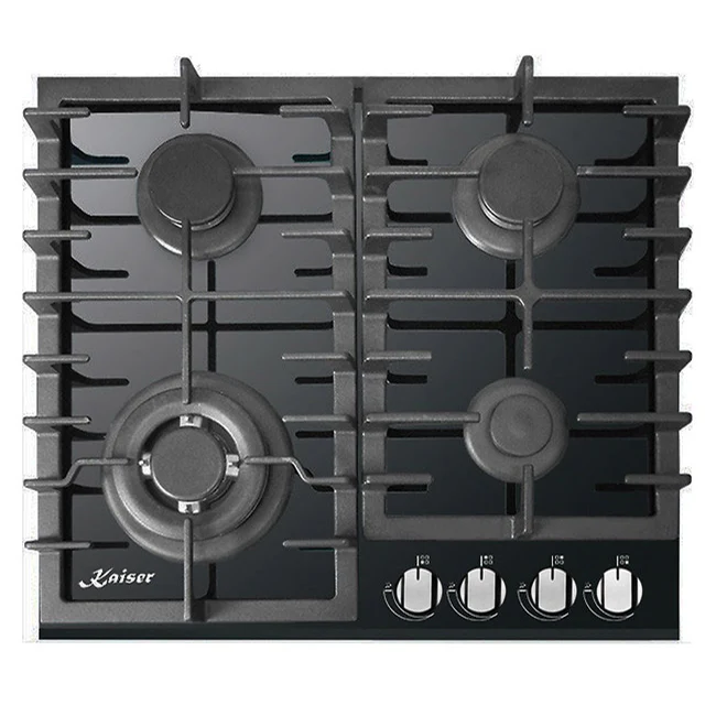Grand Chef Gas Oven & 4 Burner Gas Hob Bundle Black - Image 10