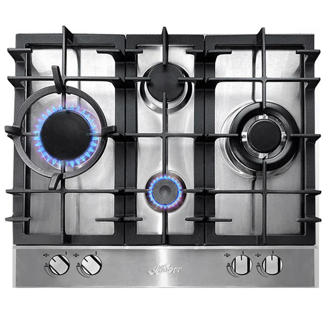 Grand Chef Gas Oven & 4 Burner Gas Hob Bundle (Stainless Steel) - Image 3