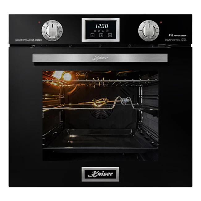 Grand Chef Gas Oven & 90cm Cooker Hood (Black) - Image 2