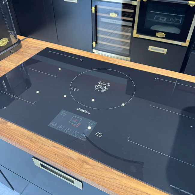 La Perle Noire 60cm Pyrolytic Oven & 90cm Induction Hob (Black Moire) - Image 14