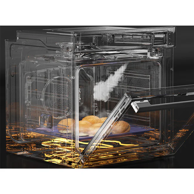 La Perle Noire 60cm Steam Oven & 58cm Induction Hob (Black Moire) - Image 3