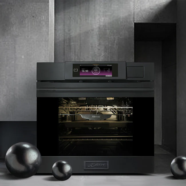 La Perle Noire 60cm Steam Oven & 77cm Induction Hob (Black Moire) - Image 5