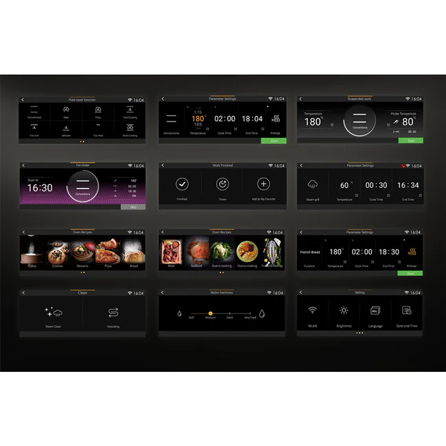 La Perle Noire TFT Display Electric Steam Oven (Black Moire) - Image 8